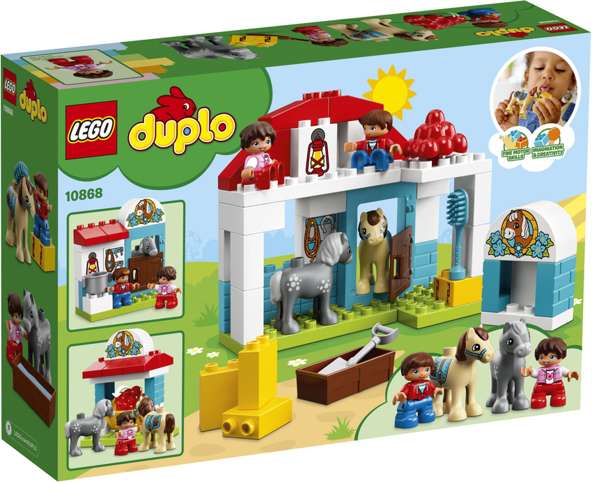 LEGO DUPLO Farm Pony Stable 59 Pcs DUPLO Farm Pony Stable 59 Pcs Buy DUPLO Town toys in India. shop for LEGO products in India. Flipkart