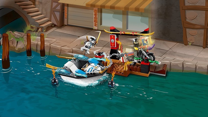 Lego zane's ninja boat 2025 pursuit