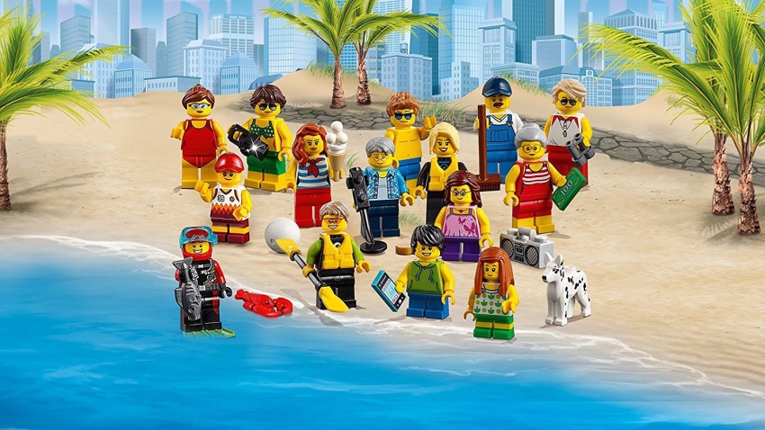 Lego people pack store beach