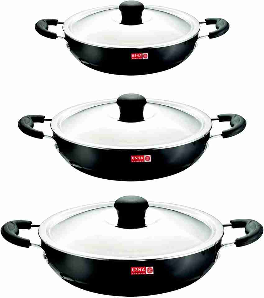 Non stick shop kadai set