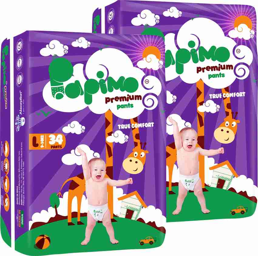 Papimo Pant Papimo Premium Baby Care Diaper Pants Large Size