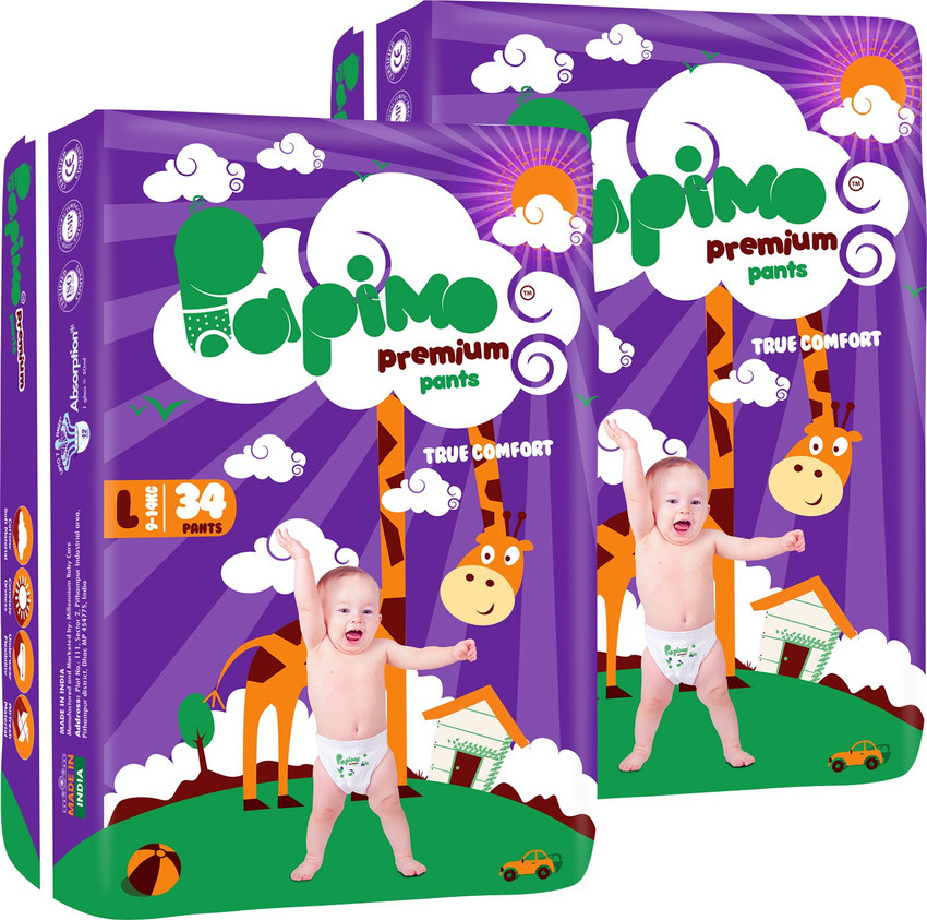 Papimo Pant Papimo Premium Baby Care Diaper Pants Large Size Baby