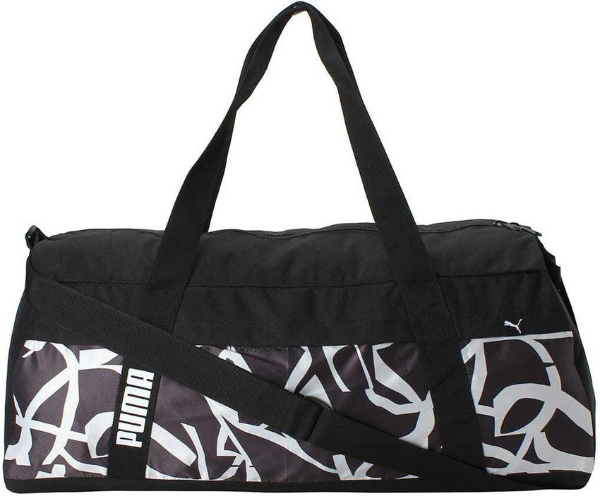 PUMA Core Active Sportsbag L Duffel Without Wheels Black White