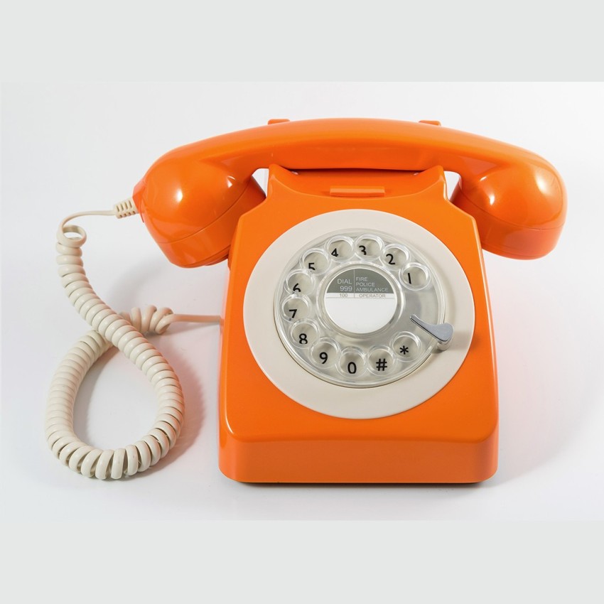 Rotary Dial Corded Telephone