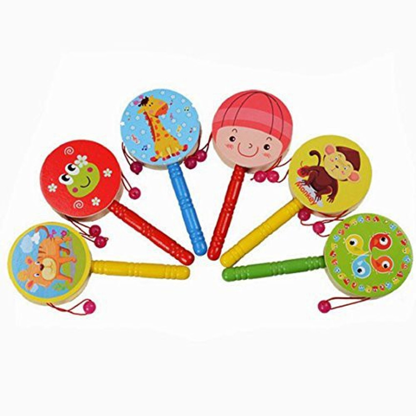 Wooden store rattle instrument