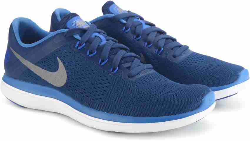 NIKE FLEX 2016 RN Running Shoes For Men Buy COASTAL BLUE MTLC COOL GREY STAR BLUE Color NIKE FLEX 2016 RN Running Shoes For Men Online at Best Price Shop Online for