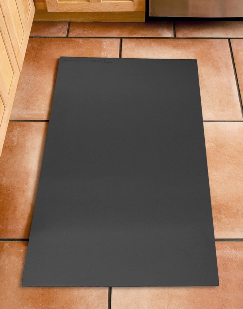 RevTime Extra Large Exercise Mat 6 x 6 feet (72″ x 72″ x 1/4″+) 7 mm Thick  & High Density Mat for Home Cardio and Yoga Workouts, Durable Gym Mat,  Black – RevTime
