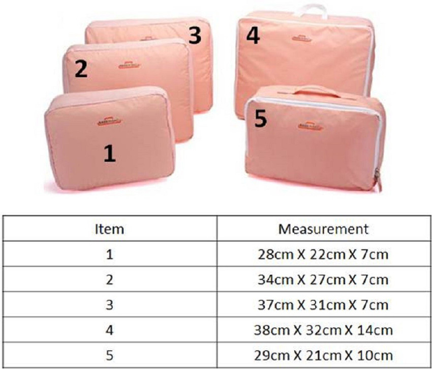 Travel bag organizer 5 in 1 store