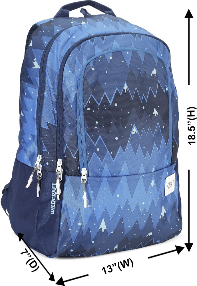 Wildcraft bags shop blue colour