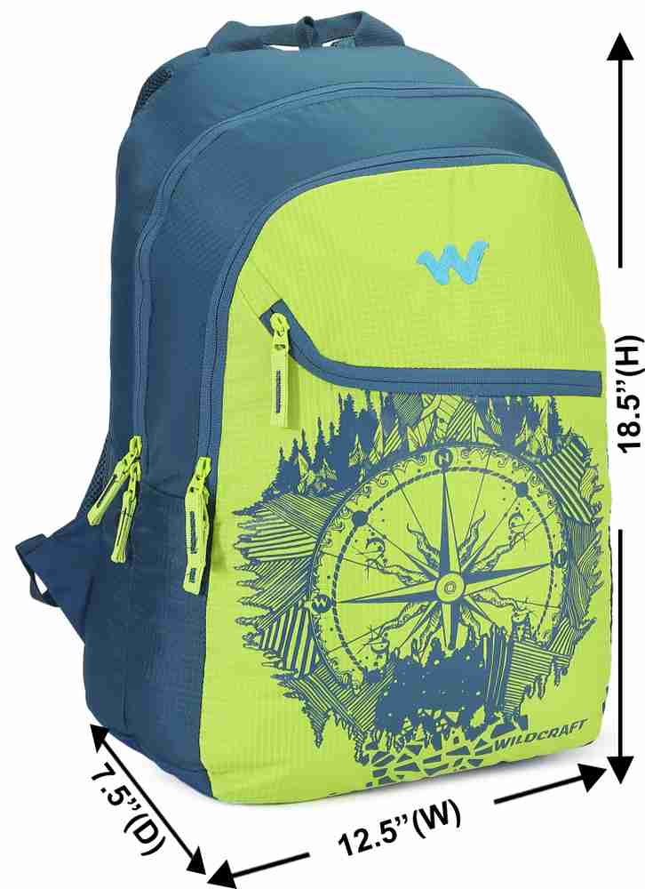 Wildcraft WC 3 Wild 35 L Backpack Trvl Grn Price in India Flipkart