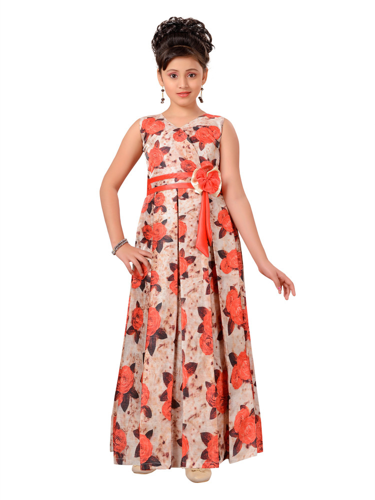 Adiva girl's top party wear dress