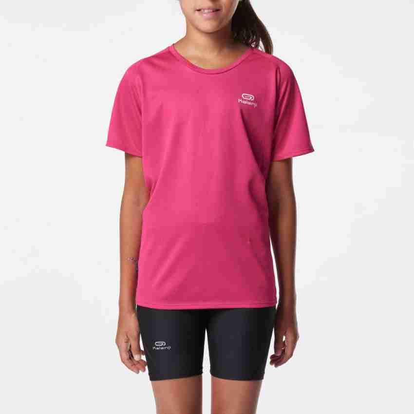 Flipkart Decathlon KALENJI Boys Girls Solid Polycotton T