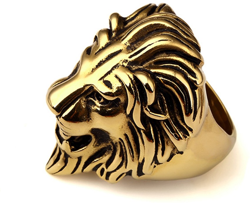 Details more than 79 lion shape gold ring super hot - vova.edu.vn