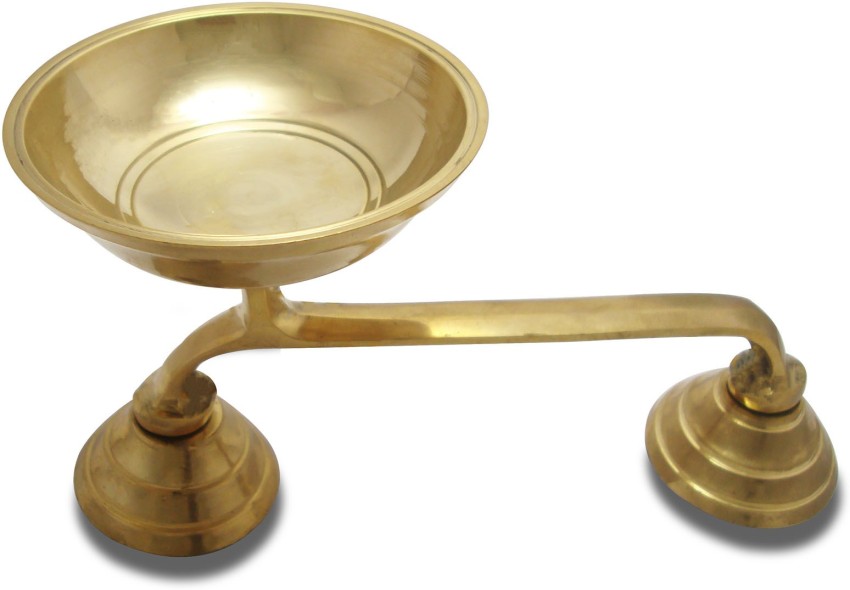 LotusFeet Spirituality Brass Traditional Mukali Stool for Pooja