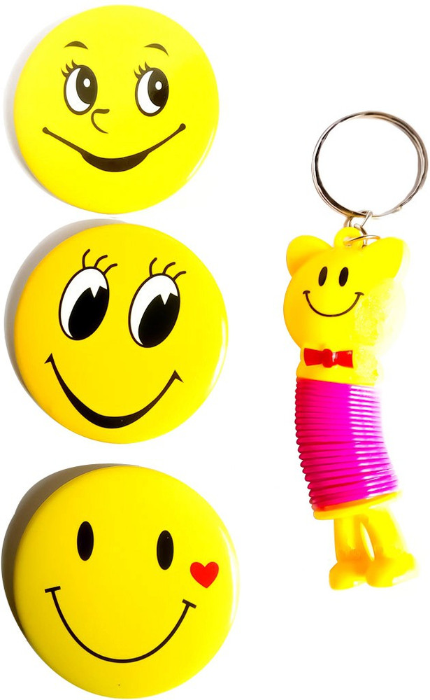 ShopTop Smiley keychain with smiley batch Key Chain Price in India Buy ShopTop Smiley keychain with smiley batch Key Chain online at Flipkart