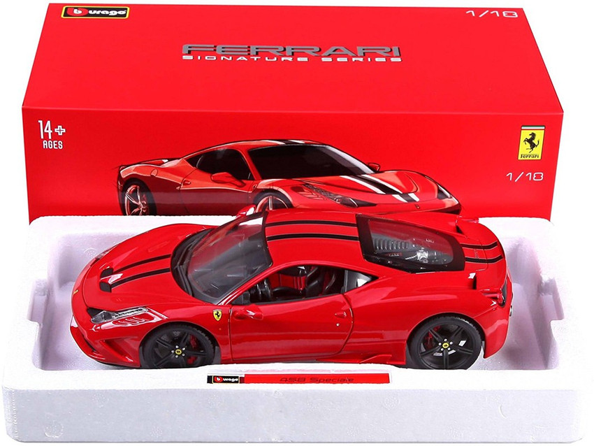 Bburago Ferrari 458 Speciale Scale 1 18 Model Diecast Car Color
