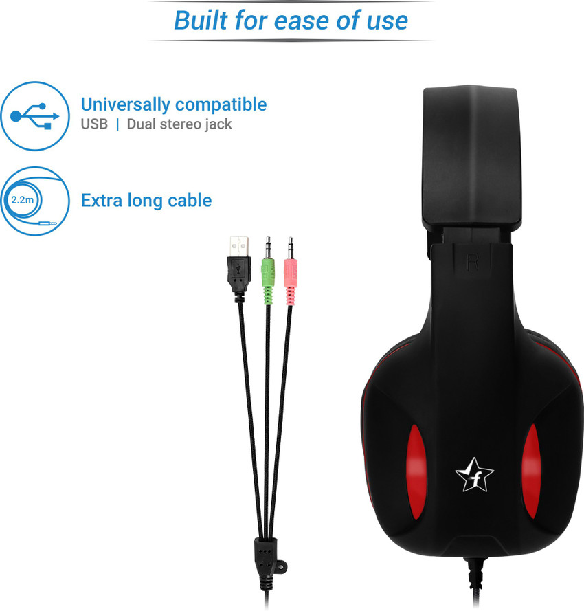 Flipkart SmartBuy Inferno Pro Gaming Headset with Mic and LED