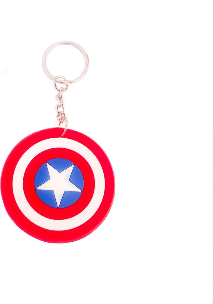 ShopTop Captain America Rubber keyring Key Chain