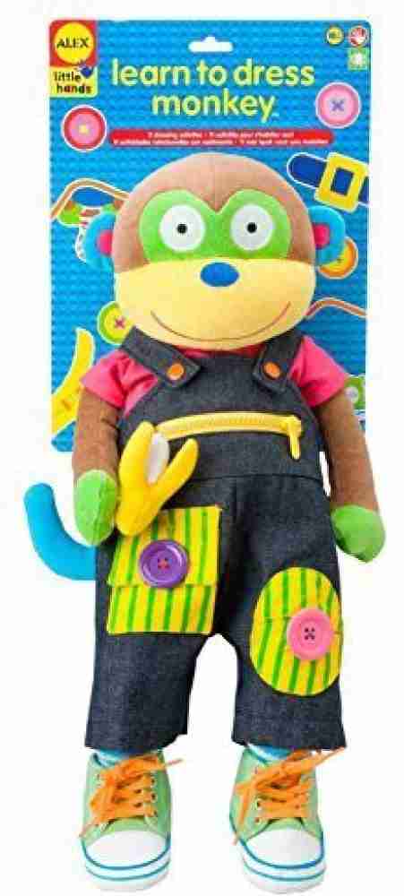 Alex toys little hands learn to dress monkey new arrivals