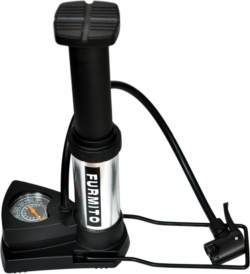 Bike air discount pump with meter
