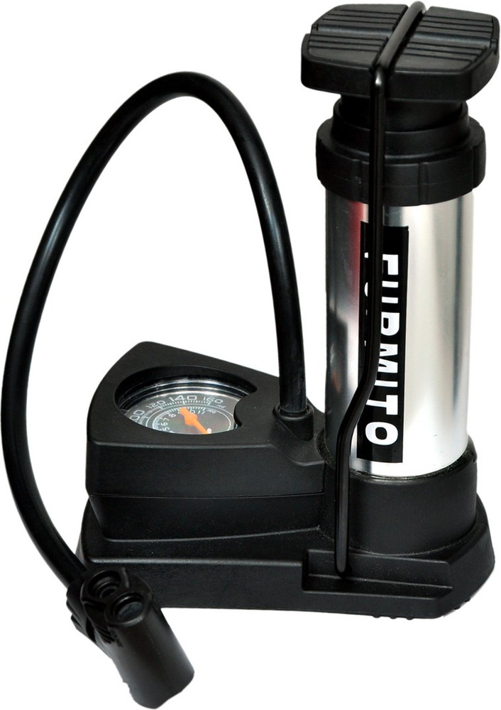Bike air discount pump with meter