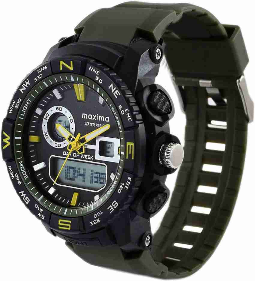 Maxima digital hot sale watch price