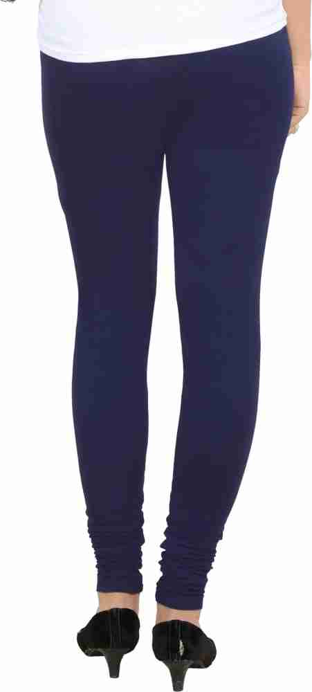 Mid Waist Navy Blue Ladies Plain Cotton Legging, Casual Wear, Slim Fit at  Rs 380 in Mumbai