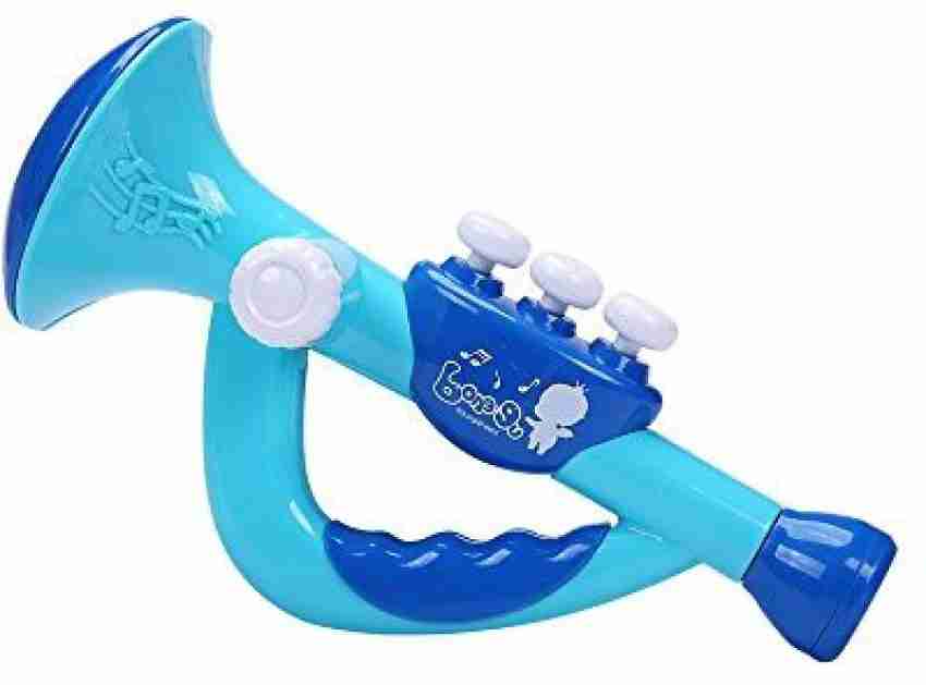 Blue deals toy trumpet