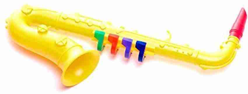 Plastic toy saxophone discount