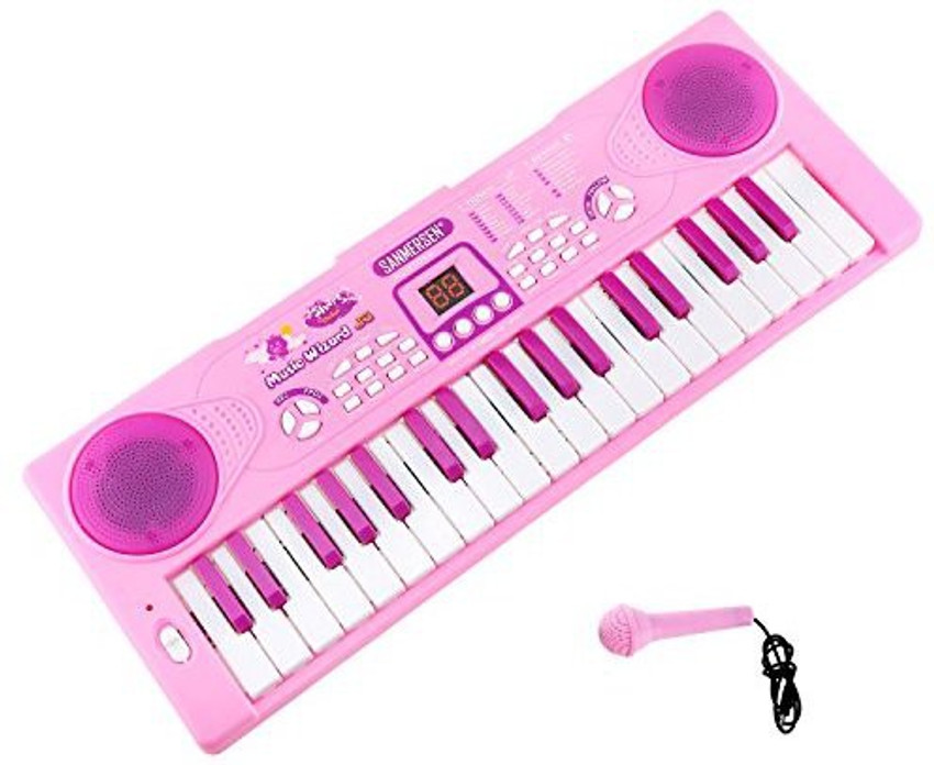 M SANMERSEN Kids Piano Keyboard 37 Key ulti Function Portable
