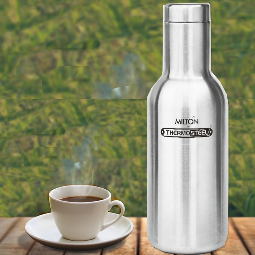 Milton Thermosteel Optima 420 Stainless Steel Flask, 420ml, Steel