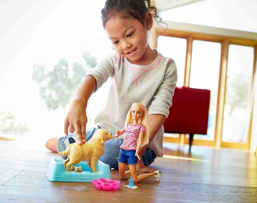 Barbie newborn pups set store
