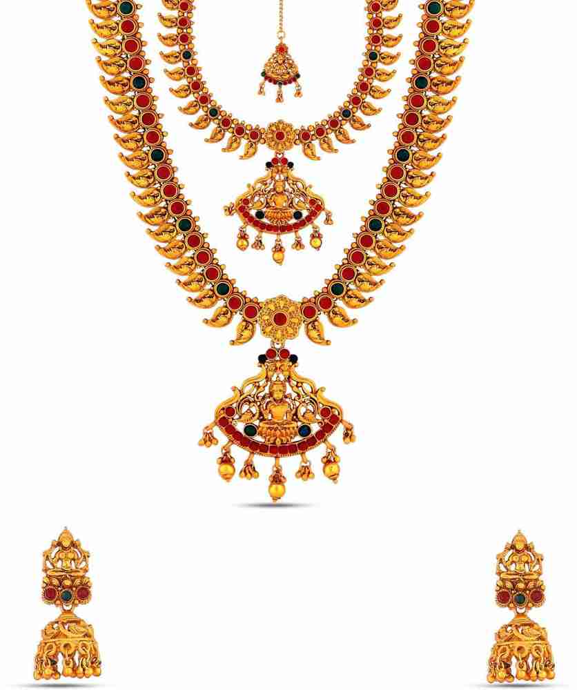 Kalyani covering necklace set outlet