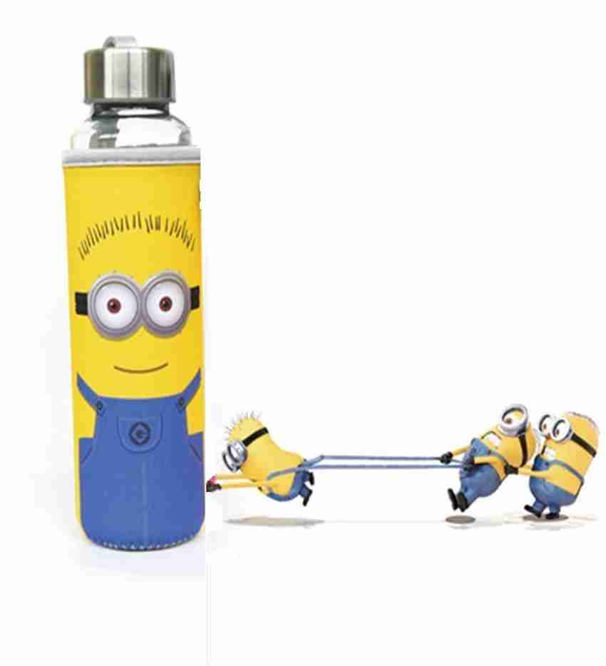 Flipkart.com | AE Minions Cartoon Glass Water Bottle 400 ml Water ...