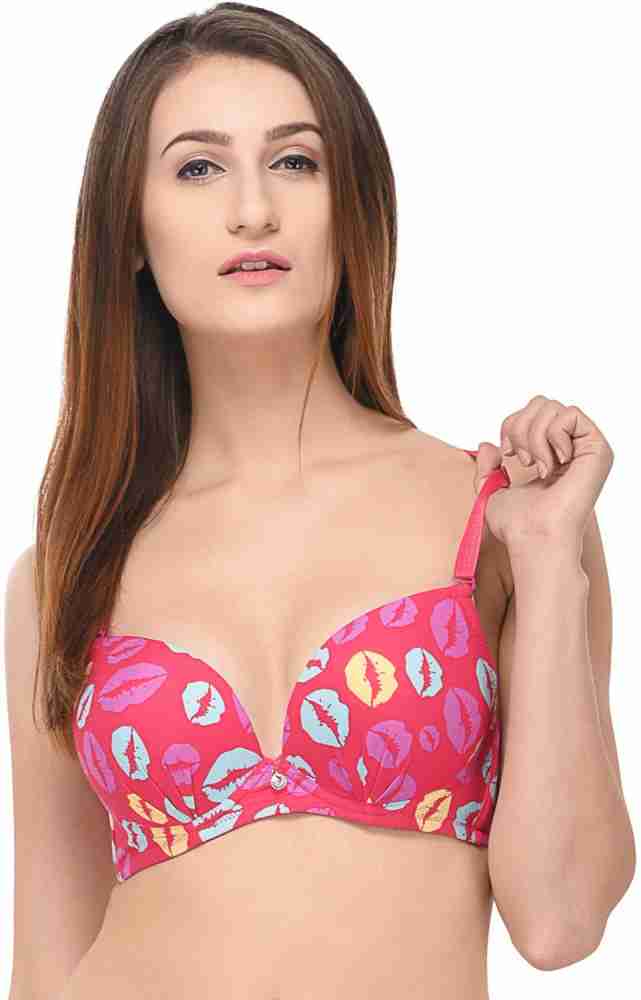 Buy IN CARE LINGERIE Women Push-Up Heavily Padded Bra (Beige, Pink) Online  at Best Prices in India - JioMart.