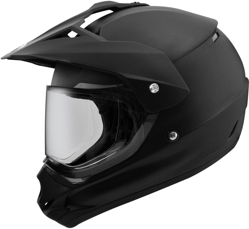 THH HELMETS THH TX13 matte black MIRROR VISOR Motorbike Helmet