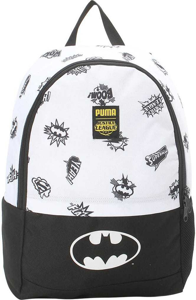PUMA Justice League Large Backpack 20 L Backpack Black White