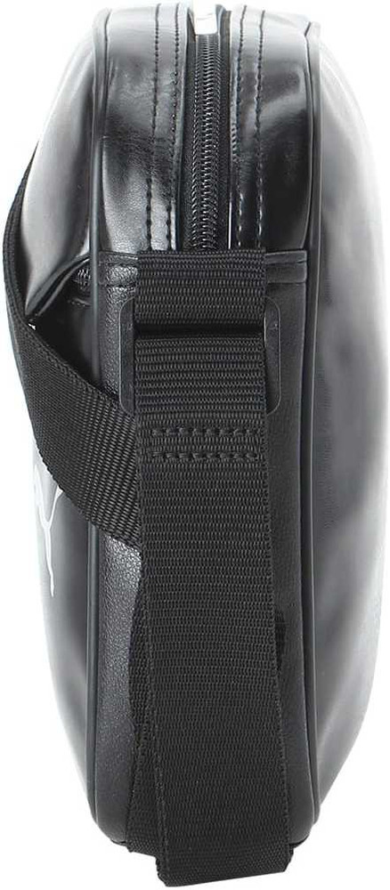 PUMA Black Sling Bag Campus Portable PU Black Price in India
