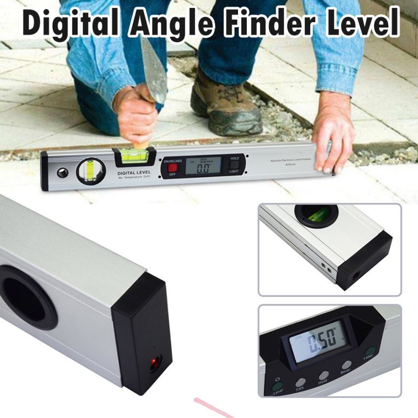 Techtest Digital Protractor Angle Finder electronic Level 360 degree  Inclinometer angle slope tester Ruler 400mm tool meter set angular  Non-magnetic Inclinometer Level Price in India - Buy Techtest Digital  Protractor Angle Finder