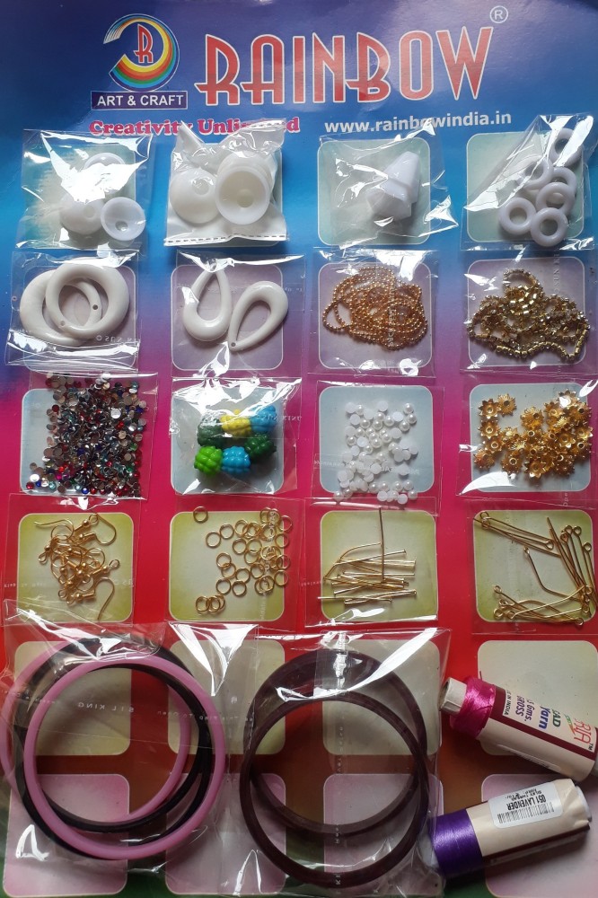 Silk thread jewellery making deals kit flipkart