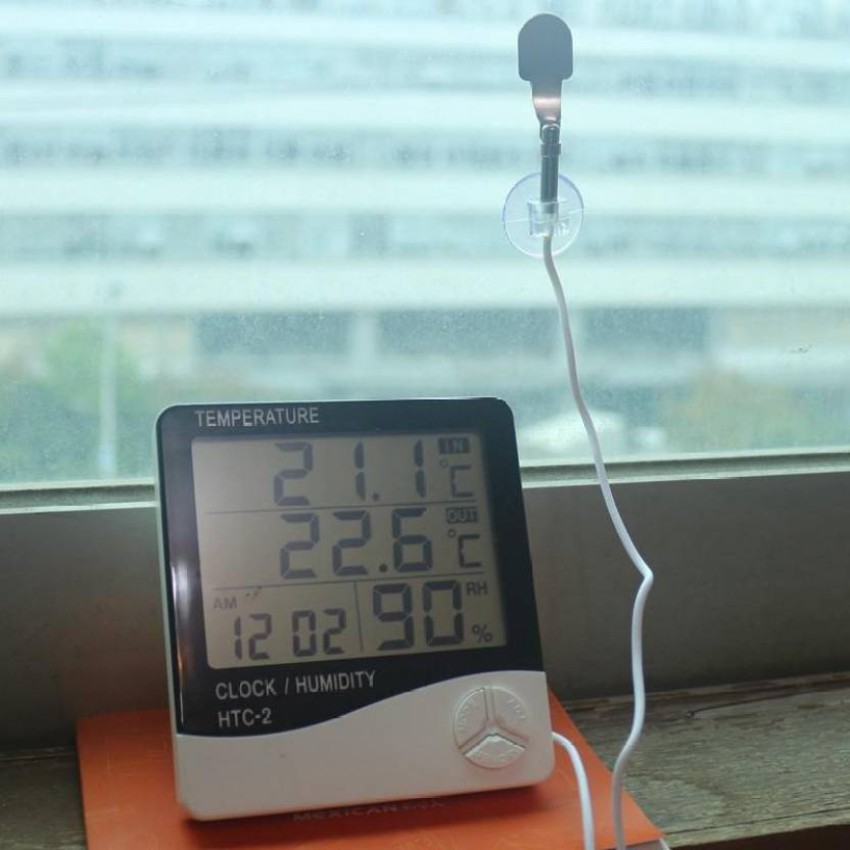HTC-2 Digital Indoor Cum Outdoor Thermo-hygrometer with