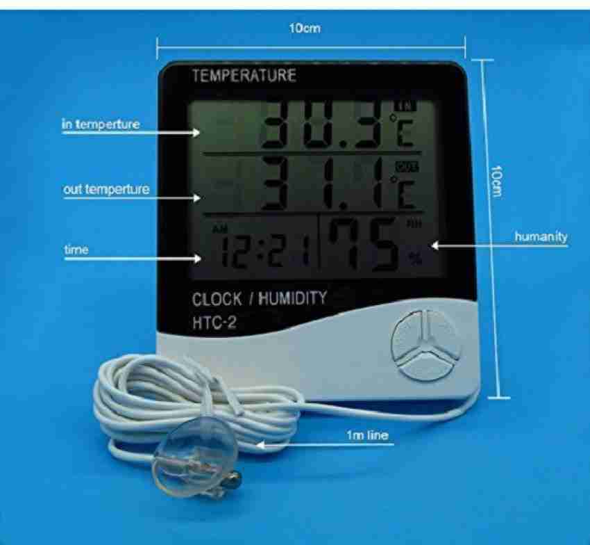 Temperature and Humidity Meter HTC-2 Hygrometer HTC2 - Zenrox