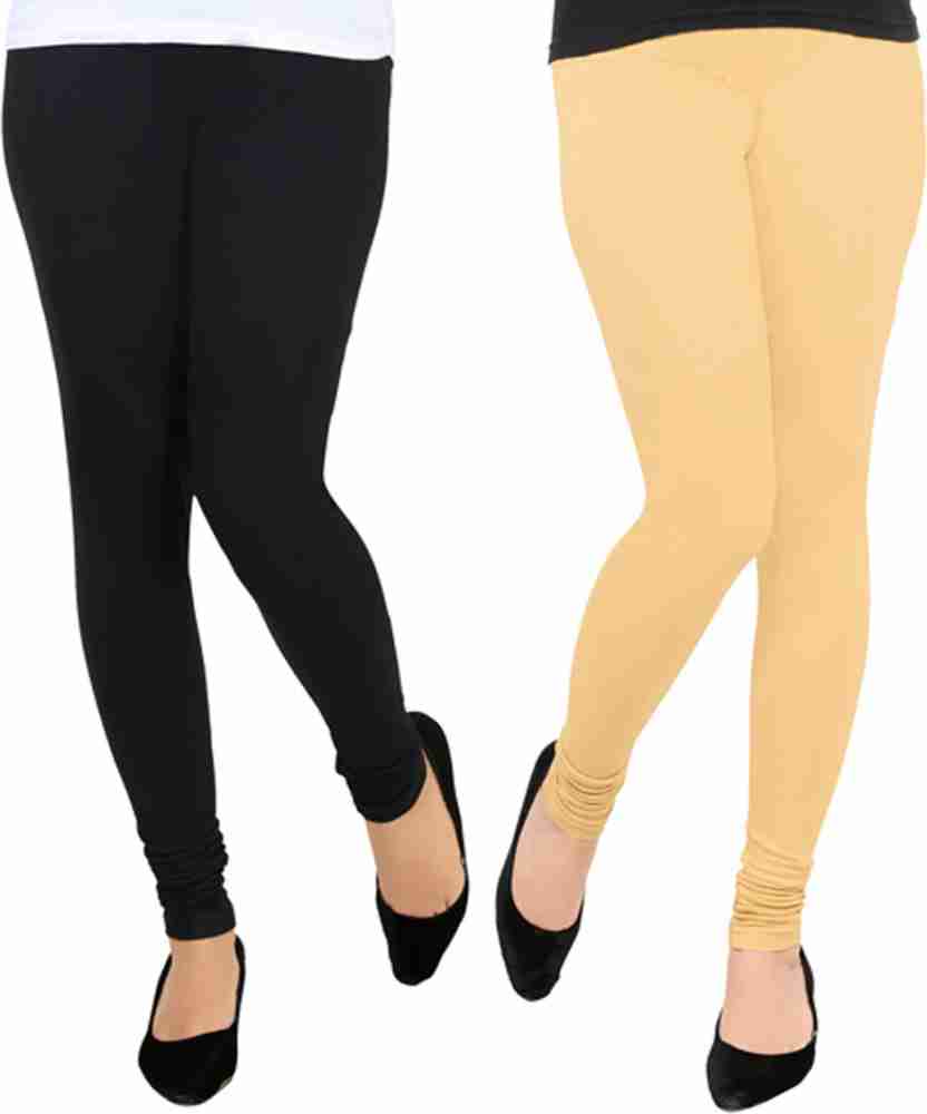 AGSfashion Women's Lycra Cotton Leggings (Black and Skin colors) Ankle  Length Ethnic Wear Legging Price in India - Buy AGSfashion Women's Lycra Cotton  Leggings (Black and Skin colors) Ankle Length Ethnic Wear