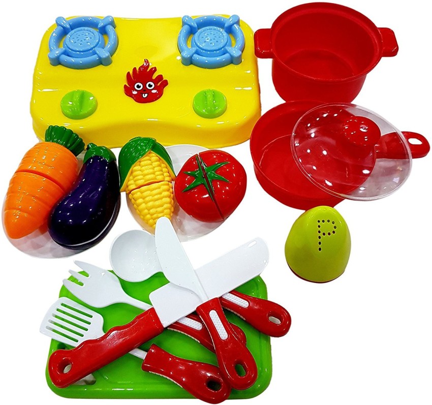 Buy 5 Pcs Realistic Sliceable Vegetables Cutting Play Toy Set, Can Be Cut  in 2 Parts (Vegetables May Vary) Vegetables Cut-Out (5 pcs Vegetables)  Online at Best Prices in India - JioMart.