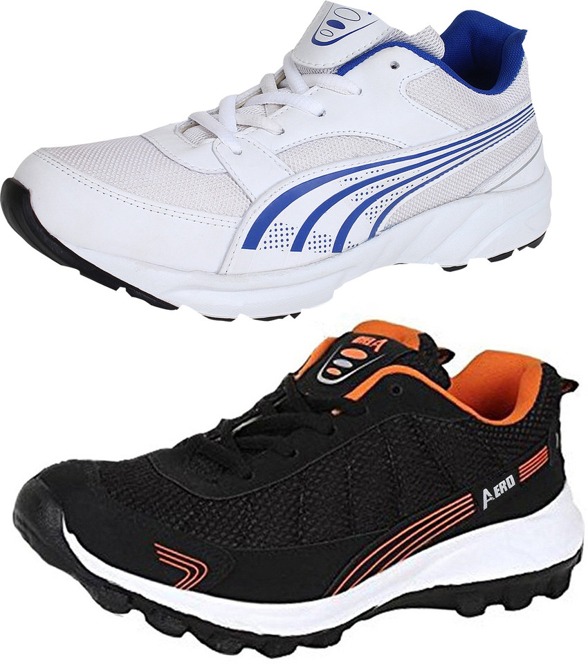 AERO 02 Pair Combo Power Play Running Shoes For Men Buy AERO 02