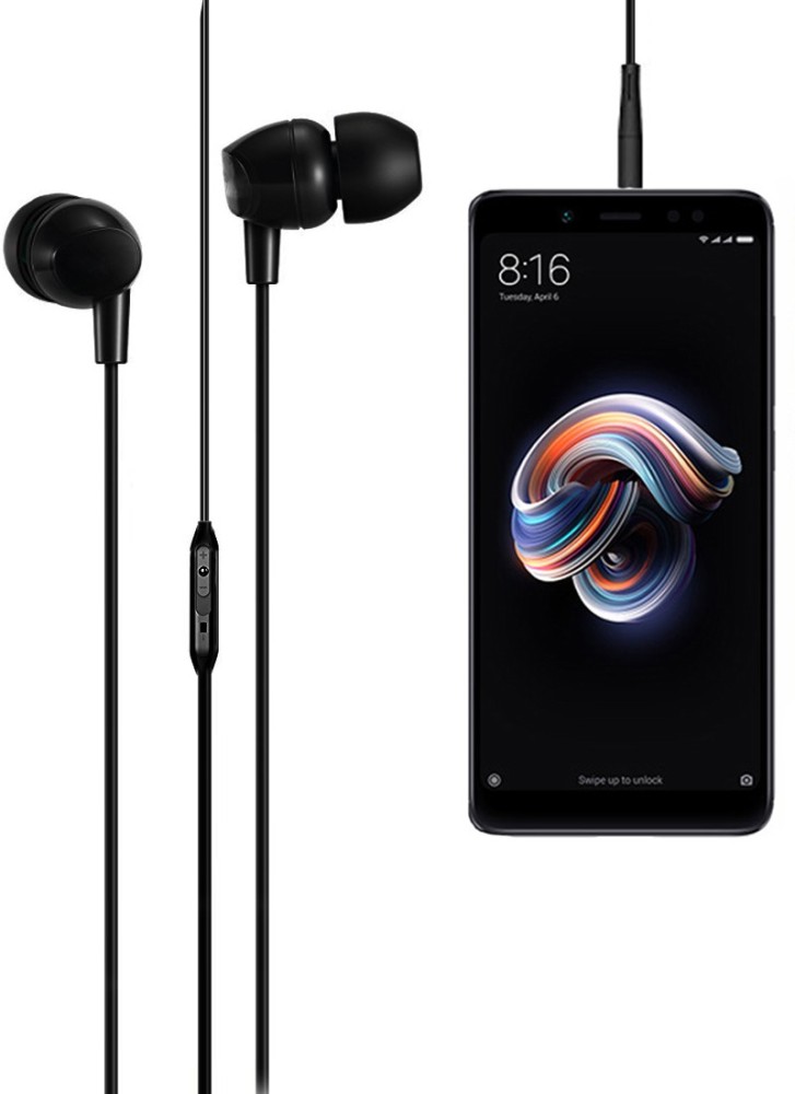 Printz Redmi Note 5 Pro Natural voice Earphone Wired Headset Price