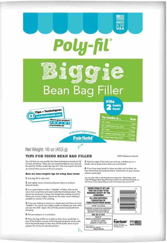 Poly Fil Biggie Bean Bag Filler