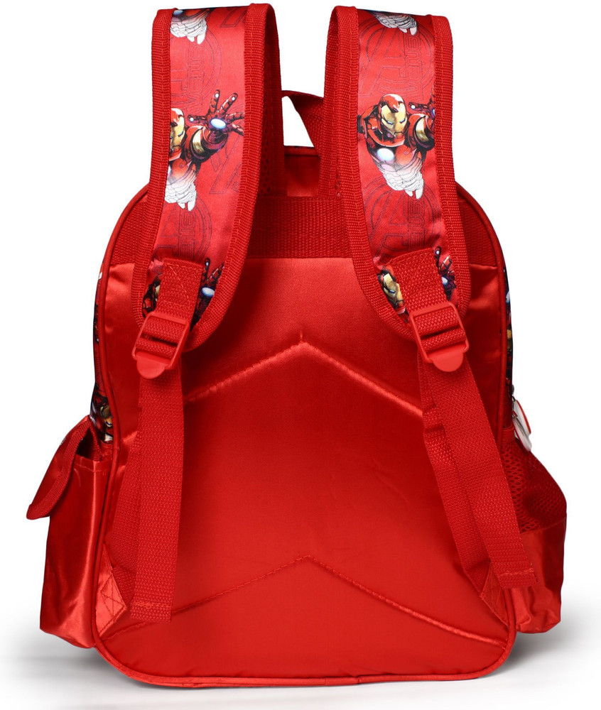Flipkart MARVEL Iron Man Red EVA 14 Inch School Bag School Bag