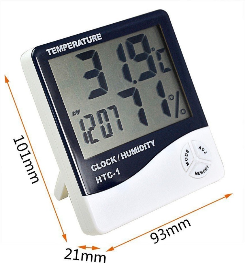 HTC-1 Digital LCD Thermometer Hygrometer Humidity Meter Room