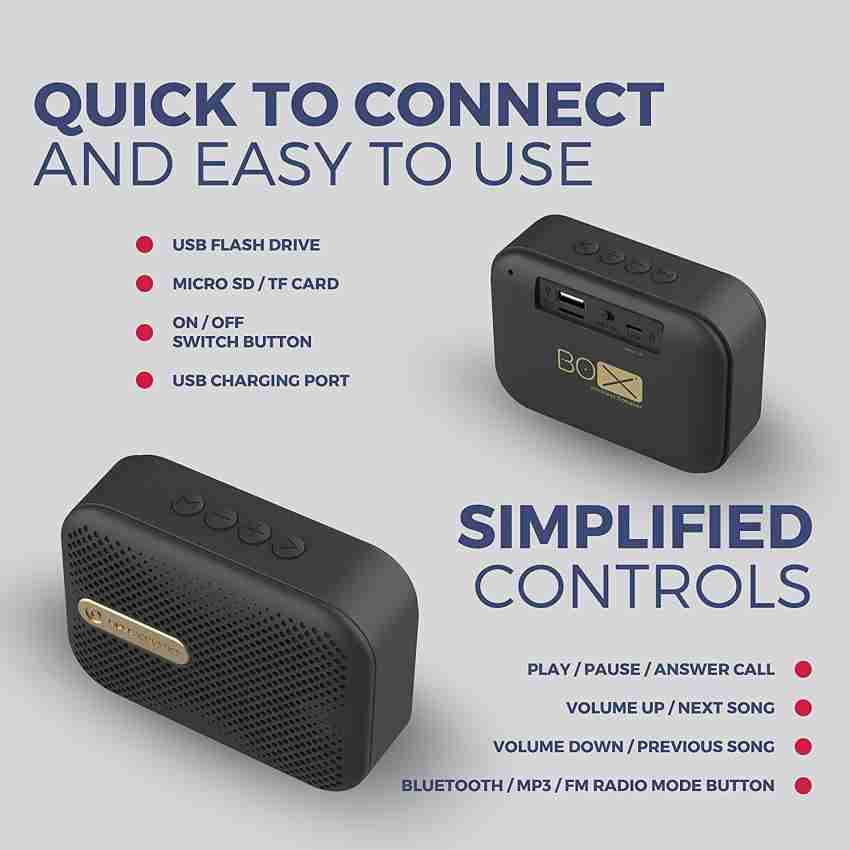 Anker SoundCore mini compact Bluetooth speaker FM Radio micro SD F